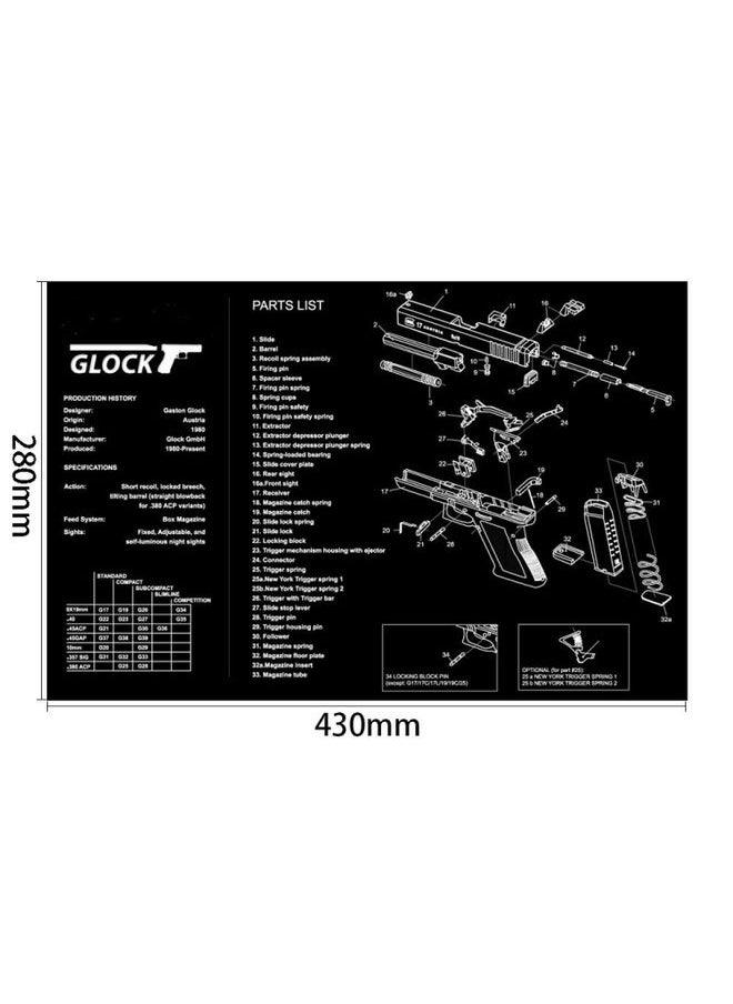 BURAQ - 2 PCS Heat Transfer Non-Slip Single-Sided Office Gaming Mouse Pad 4mm(SPS-1911) - Image 1