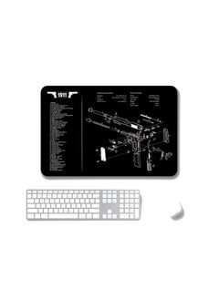 2 PCS Heat Transfer Non-Slip Single-Sided Office Gaming Mouse Pad 4mm(SPS-1911)