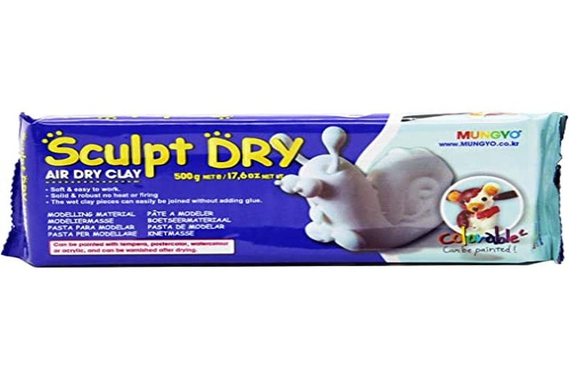 Mungyo MW-500 Sculpt Dry-White Air Dry Clay - Image 1