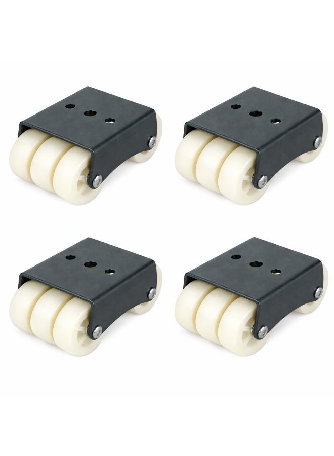 Six Wheel Castor Fix 37mm Heavy Duty – 600Kg Load Capacity – 44mm Height – Set of 4 - Image 2