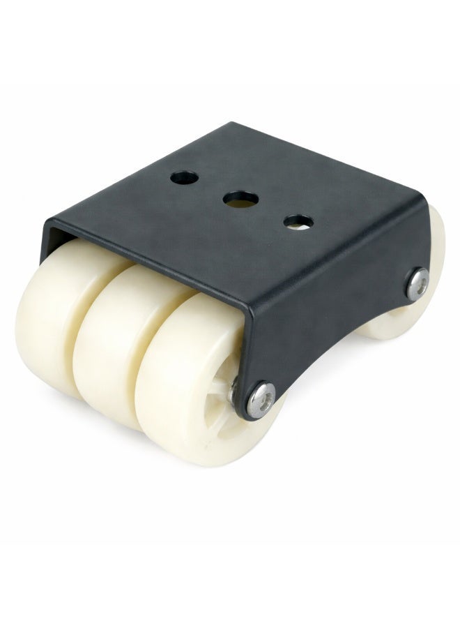 Six Wheel Castor Fix 37mm Heavy Duty – 600Kg Load Capacity – 44mm Height – Set of 4 - Image 1