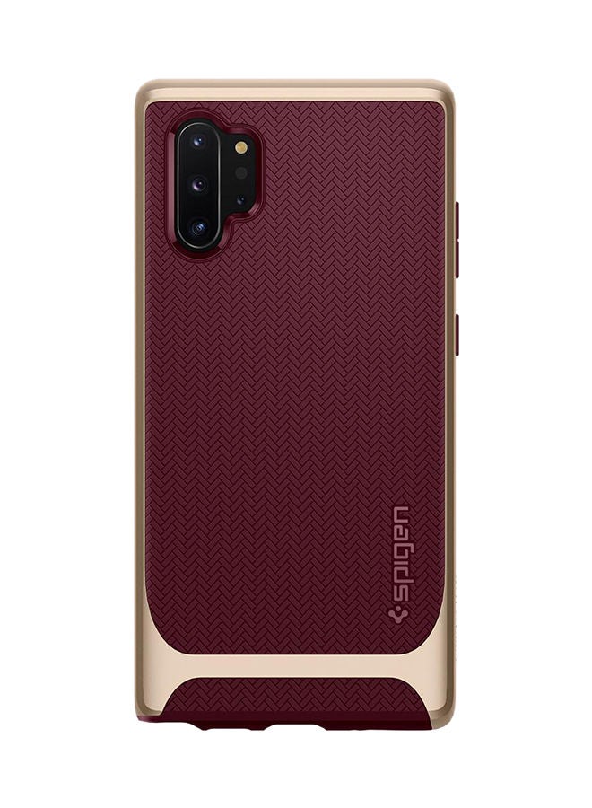 NIBEMINENT Protective Neo Hybrid Case Cover For Samsung Galaxy Note 10+/10+ 5G Burgundy - Image 4