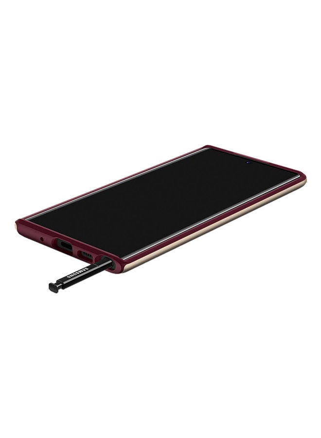 NIBEMINENT Protective Neo Hybrid Case Cover For Samsung Galaxy Note 10+/10+ 5G Burgundy - Image 2