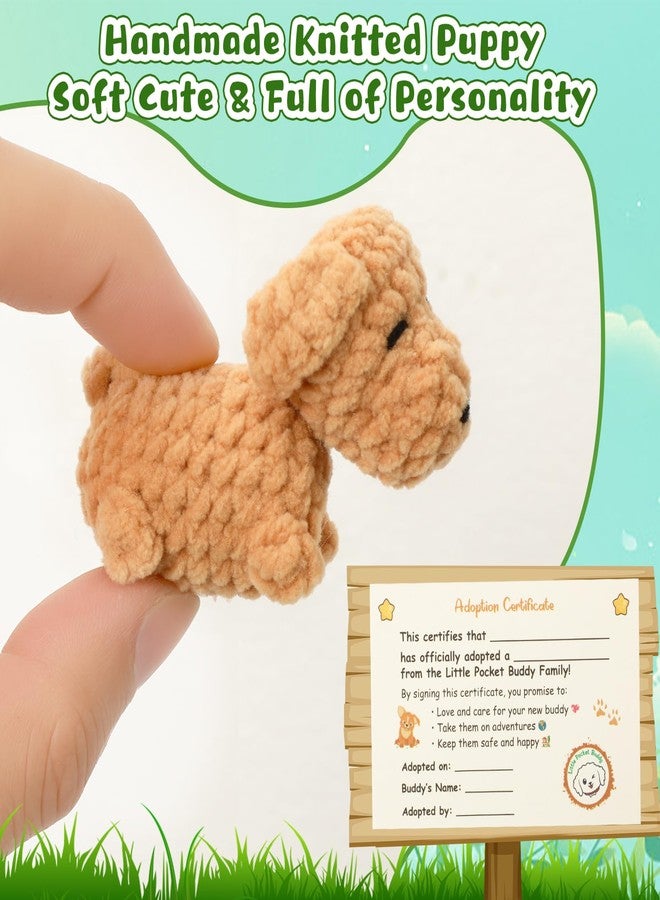 JULEASEL Little Pocket Puppy, Cute Dog in Tin Box, DIY Pet Pup Adoption, Travel Buddy, for Dog Lovers & Friends - Image 3