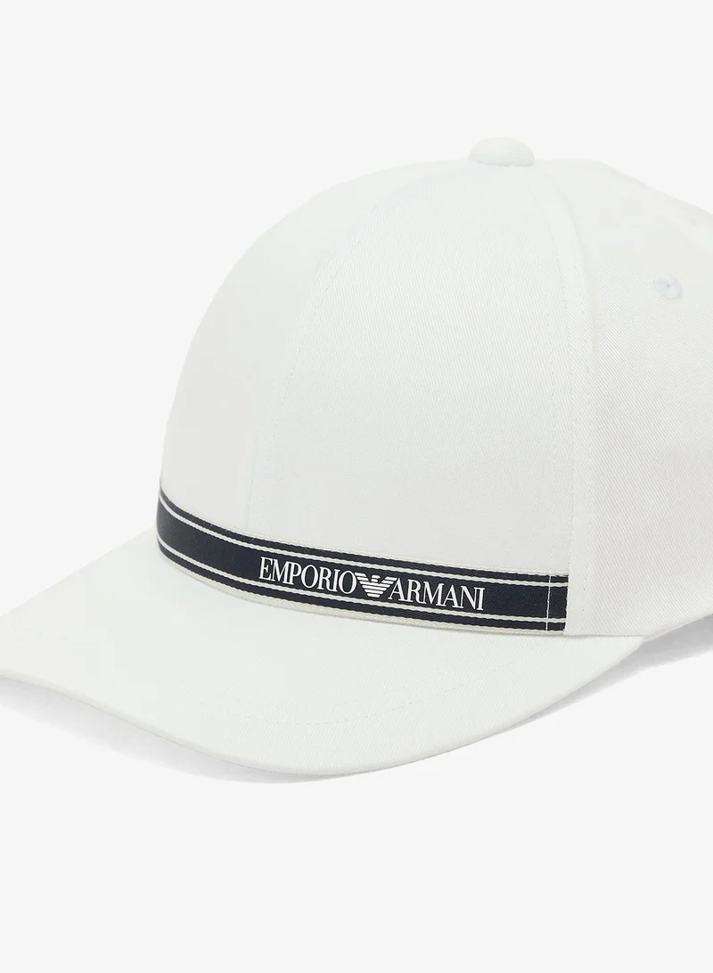EMPORIO ARMANI Casual Curved Peak Cap
