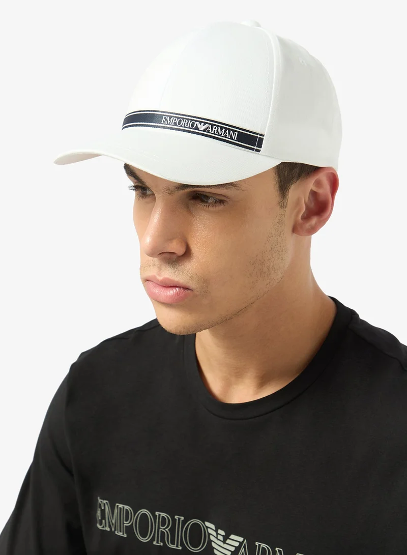 EMPORIO ARMANI Casual Curved Peak Cap