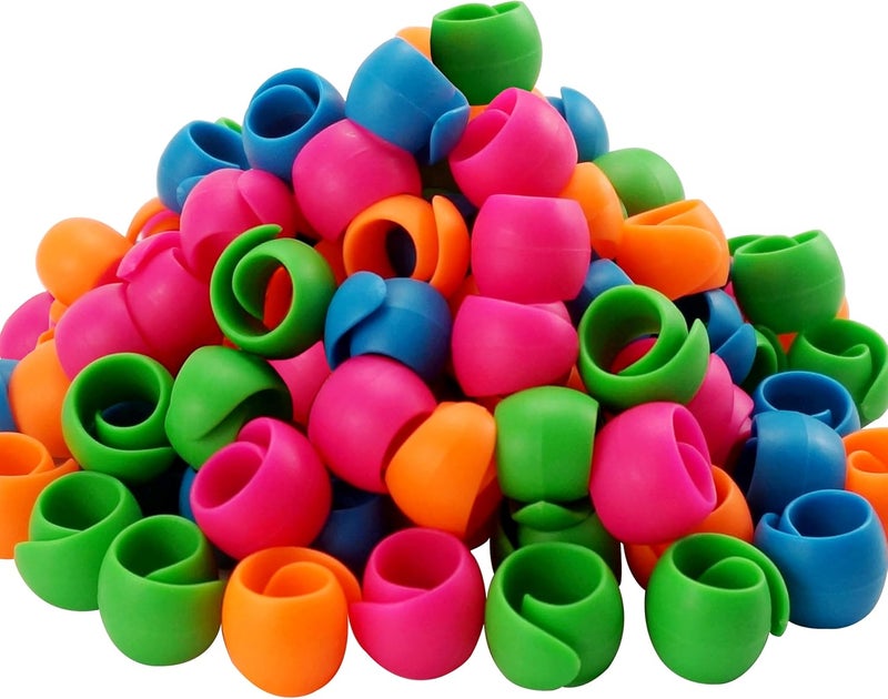 New Brothread 100pcs Thread Spool Savers/Spool Huggers - Prevent Tails from Unwinding - No Loose Ends for Sewing and Embroidery Machine Thread Spools - Image 1