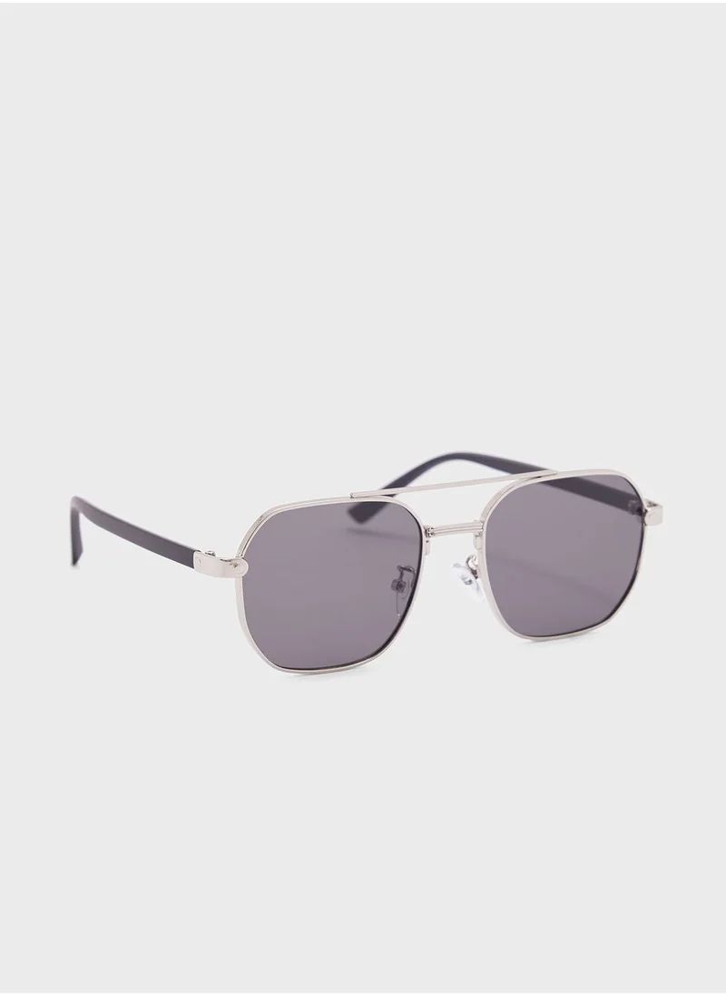 سفنتي فايف Square Aviator Sunglasses