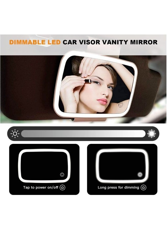 ShebSheb Car Vanity Mirror,Led Mirror for Car  - Image 2