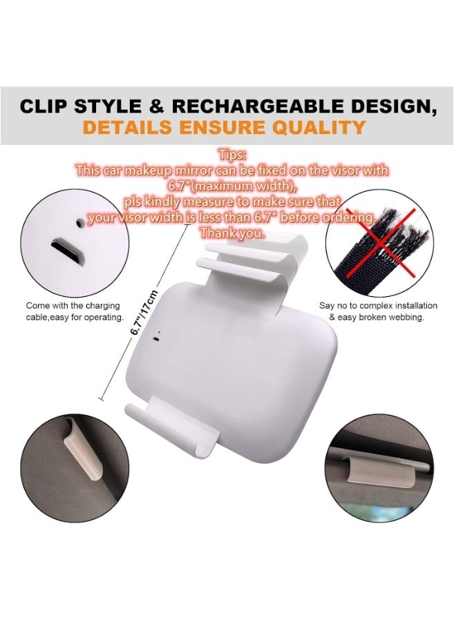 ShebSheb Car Vanity Mirror,Led Mirror for Car  - Image 4