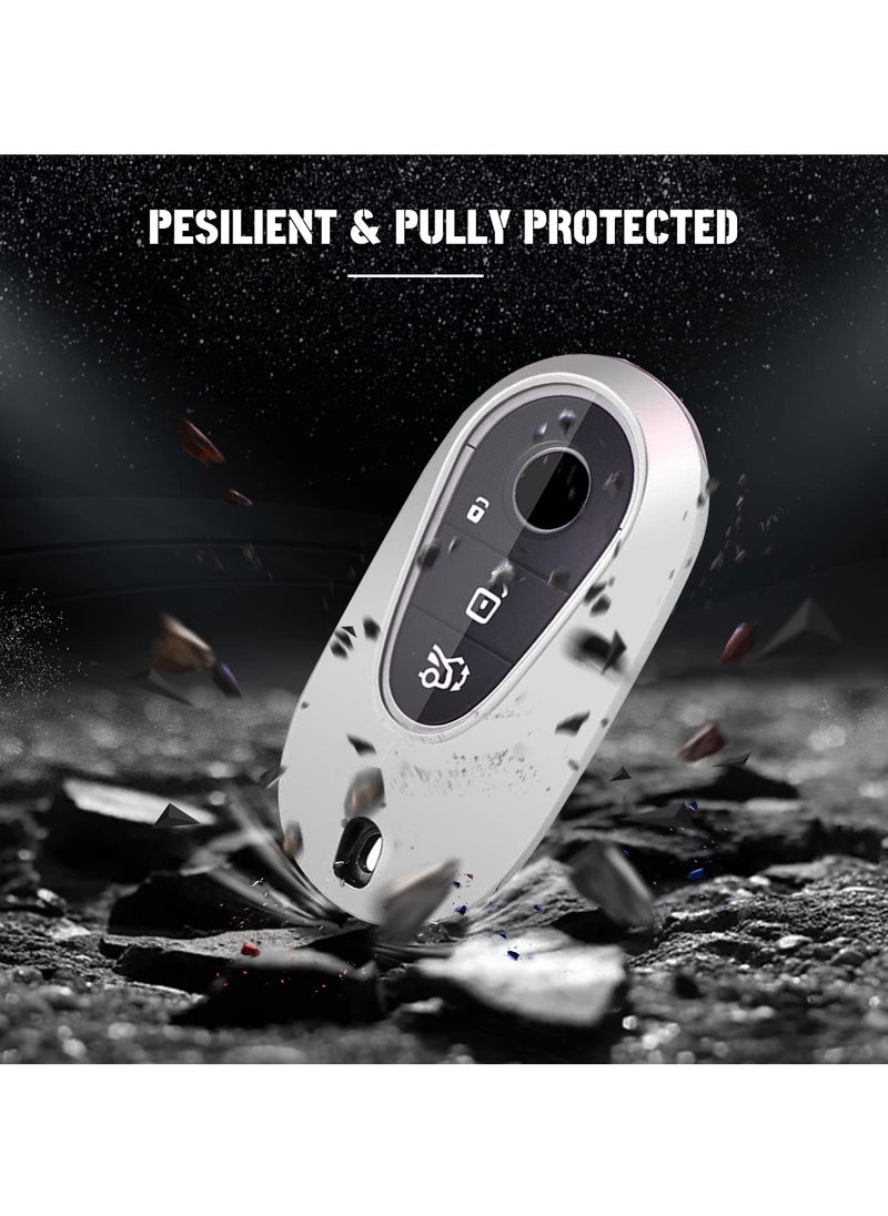 SYOSI SYOSI, Car Key Case for Mercedes-Benz C Class W206 S Class W223, Stylish Car Key Soft TPU Cover, Auto Accessories  - Image 4