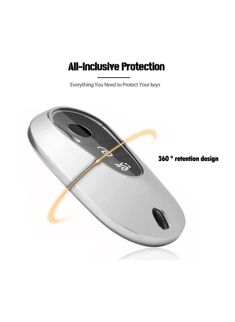 SYOSI SYOSI, Car Key Case for Mercedes-Benz C Class W206 S Class W223, Stylish Car Key Soft TPU Cover, Auto Accessories  - Image 5