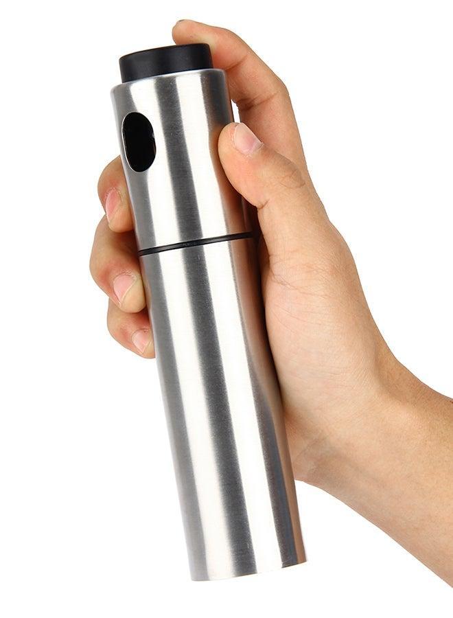 Famirosa زجاجة رش زيت الزيتون فضي/أسود 18.5x4.5x4.3 سم - Image 2