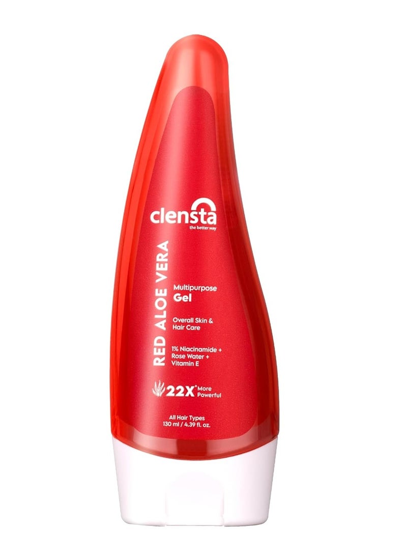Clensta Clensta Red Aloe Multi Purpose Gel (130ml) (CLP016)  - Image 2