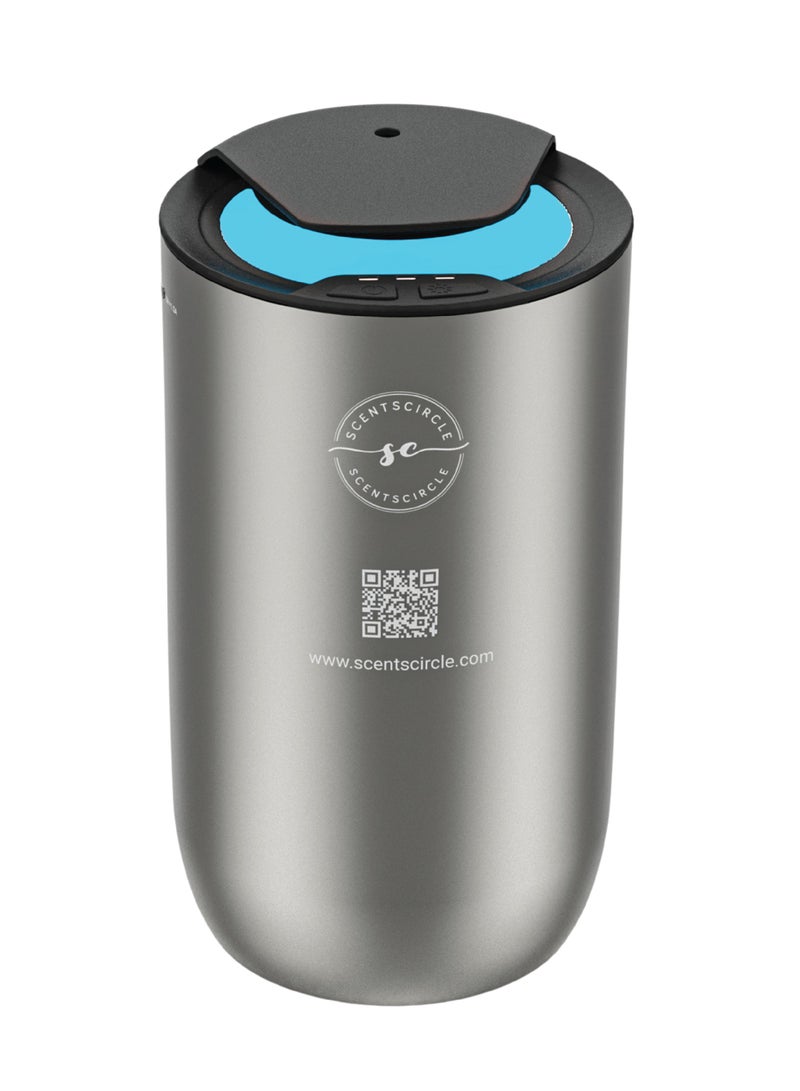 Scentscircle Aura Portable Aroma Diffuser – 15ml Fragrance Oil Included, Waterless Design for Car, Home & Office, 3 Intensity Modes - Image 1
