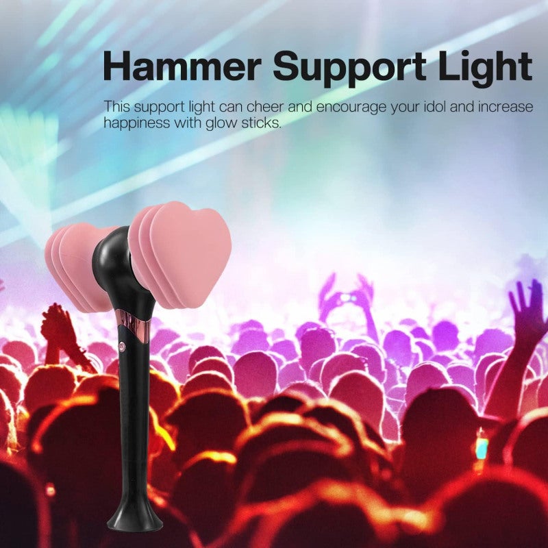 Hammer Lamp: 9 X 25.5 X 15.5 Cm Plastic Material - Special Black And Pink Design Light Bar For Blackpink Fans, Party Atmosphere - Image 4