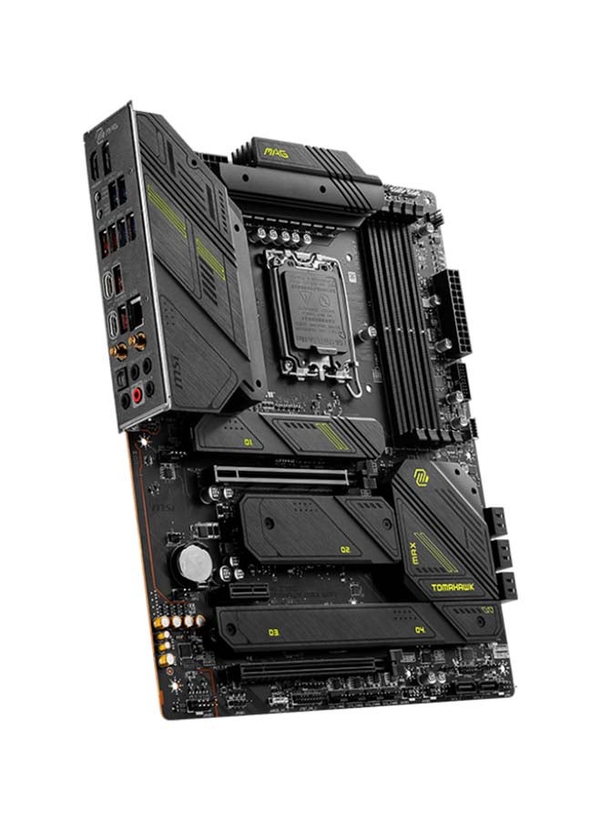 MSI MAG Z790 TOMAHAWK MAX WIFI ATX Motherboard, LGA1700 Socket, Intel Z790 Chipset, 4x DDR5 Slots, 192GB Max Memory, Wi-Fi 7 / BT 5.4, 2x PCIe x16, HDMI / DP, USB-A 3.2 / USB-C 3.2 | 911-7E25-010 Black - Image 4