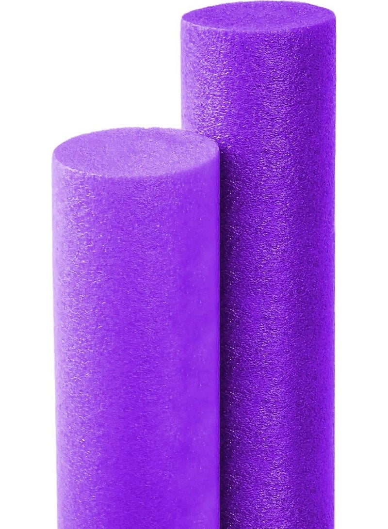 The Dreidel Company Floating Pool Noodles Foam Tubes – Thick Deluxe Swim Float for Pool, Lake & Beach – 52-Inch Long Durable Foam Water Toy for Kids & Adults – Assorted Colors – 2 Pack - Image 1