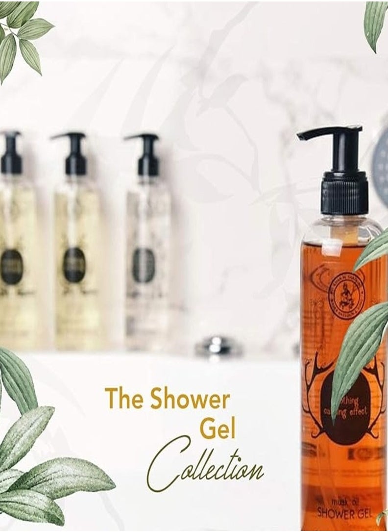 Khan AL Saboun - Green Tea & Lemon Grass Shower Gel - Natural & Organic Skincare for Refreshing and Rejuvenating - Image 1