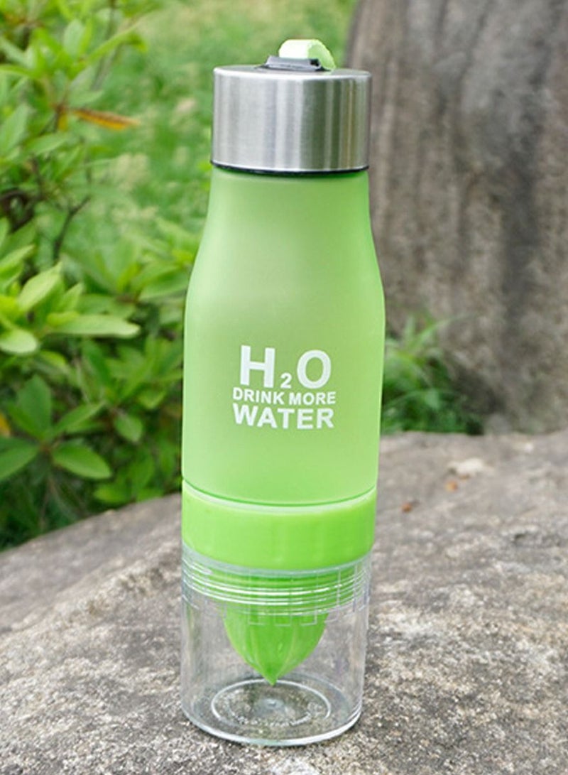 Generic Water Bottle For Healthy and Stylish Lifestyle, Gym Water Bottle, Yoga Workout Water Bottle, Perfect For Detox Water, Healthy Drinks, Fitness, Travel, 650 ml Fruit Infuser Bottle With Carrying Strap  - Image 4