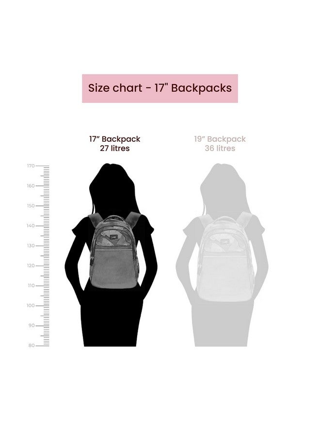 جيني حقيبة مدرسية جيني يونيكورن للبنات، 17 بوصة، زرقاء، 3 أقسام، مقاومة للماء 27 لترًا - Image 3