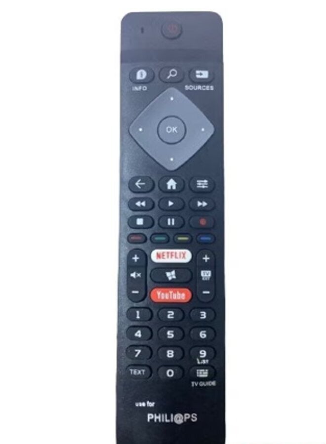 Universal Remote Control For Philips Smart Lcd Led Tv with Netflix & YouTube Key Buttons