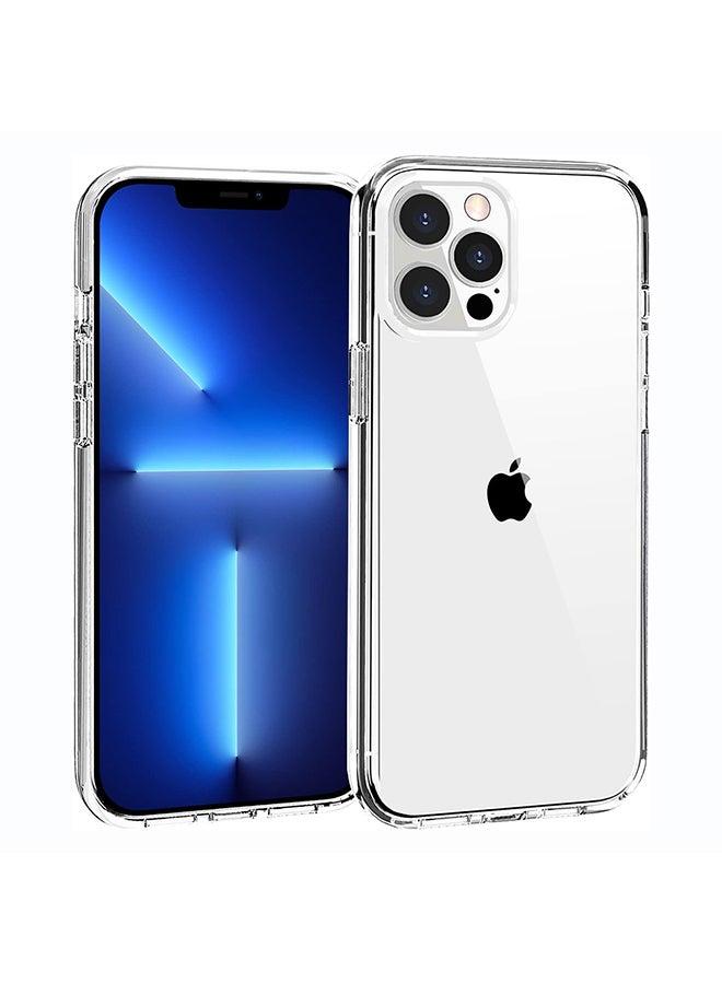 O Ozone Military Grade Clear Case Compatible With iPhone 13 Pro Max| Transparent Shockproof Protective Cover | Anti-Yellow Hard PC + Soft TPU Hybrid Case | Drop Protection & Slim Design - Image 1