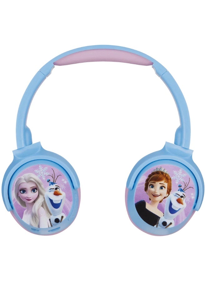 ديزني سماعات رأس ستيريو لاسلكية للأطفال من Disney Frozen بتقنية Bluetooth – مدة تشغيل 13 ساعة، ميكروفون مدمج، مدخل AUX - Image 3