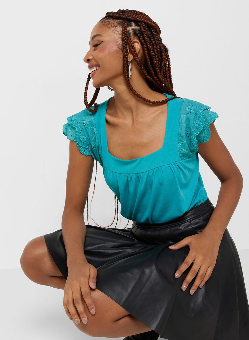 Ginger Urban Minx Puff Sleeve Top  - Image 1