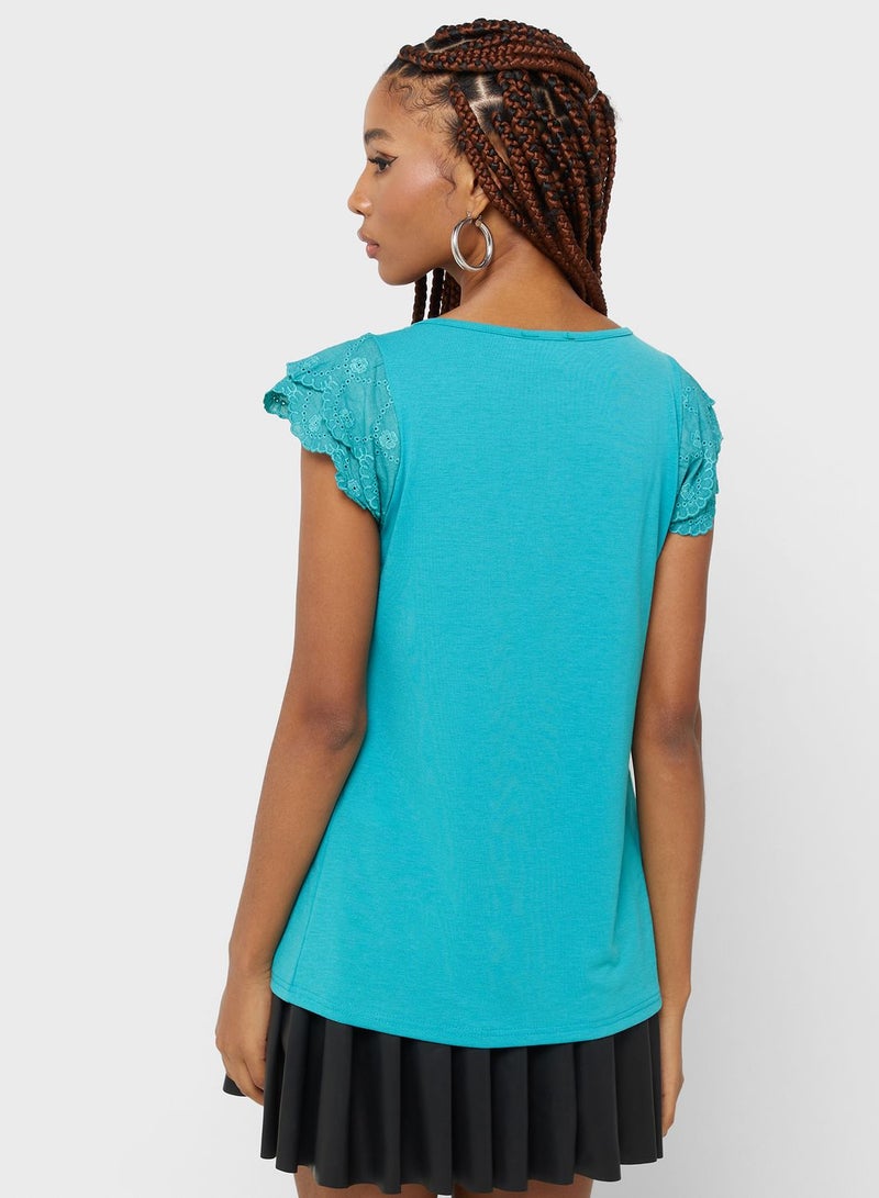 Ginger Urban Minx Puff Sleeve Top  - Image 2