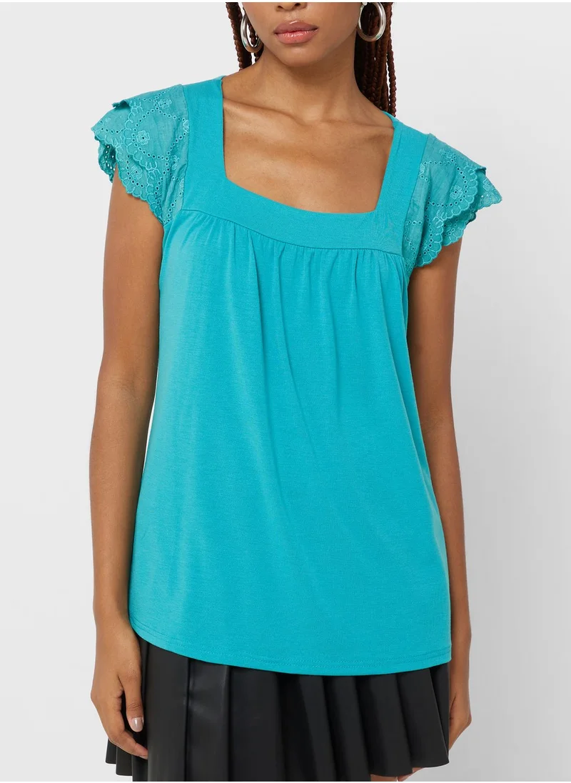Ginger Urban Minx Puff Sleeve Top