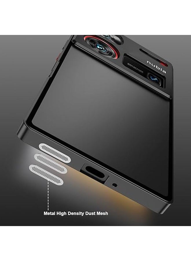 General The phone case is compatible with Nubia Z60 Ultra 5G with screen protector, metal frame + PC matte surface, back cover with shockproof camera protection  - Image 5