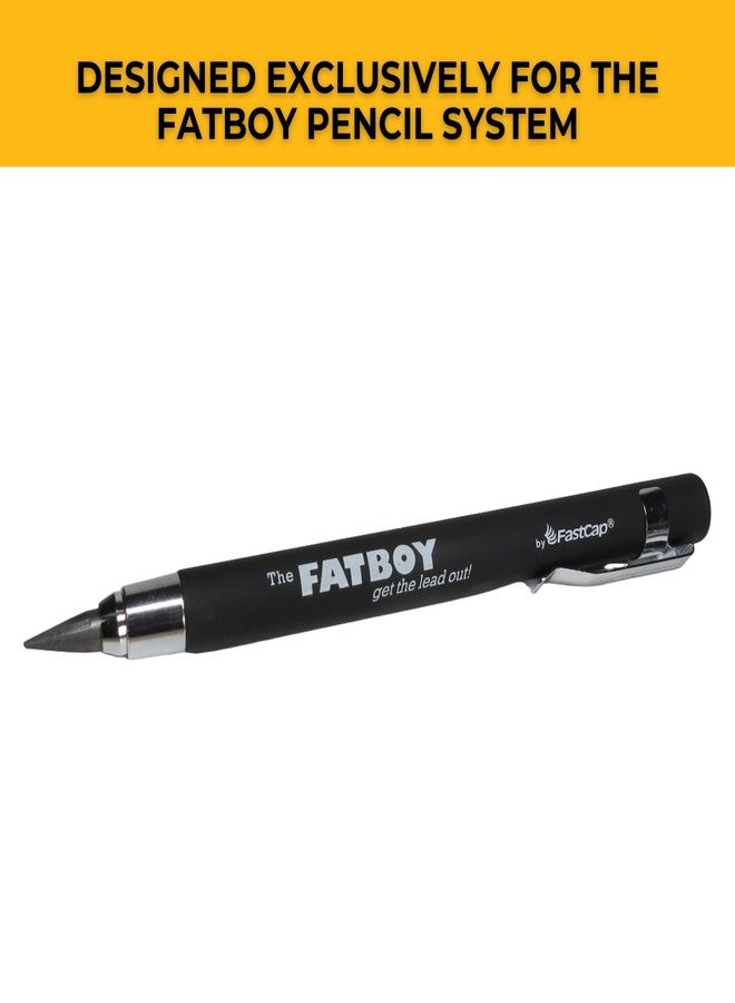 FastCap Fatboy Refill with 5 Replacement Leads and 3 Erasers - Perfect for Architecture Supplies and Construction Tools for Home Improvement - 5.5 mm HB2 Lead - 01018 - Image 2