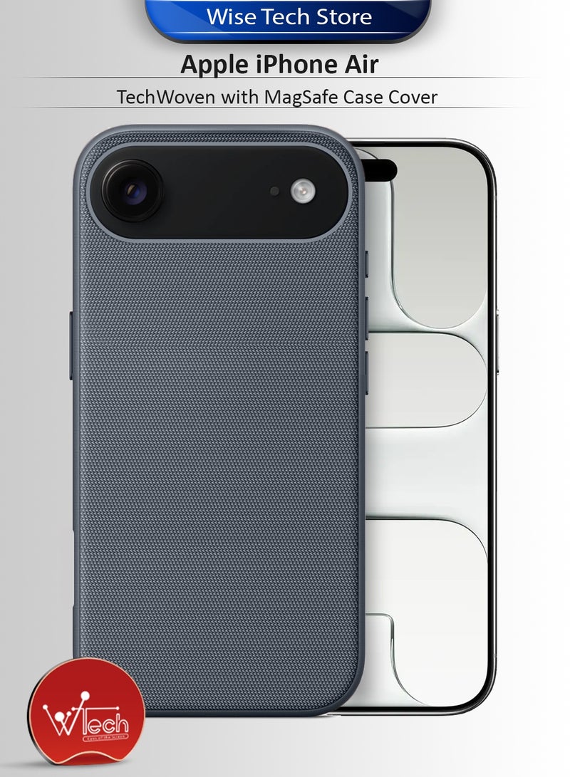 Wtech Apple iPhone Air 5G 2025 TechWoven with MagSafe Protective Case Cover (MCMPMN) - Dark Grey - Image 1