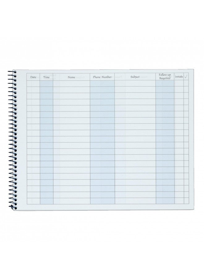 Adams Activity Log Book, Spiral Bound, 8.5 X 11 Inches, 100 Pages, White (S1185Abf) - Image 2