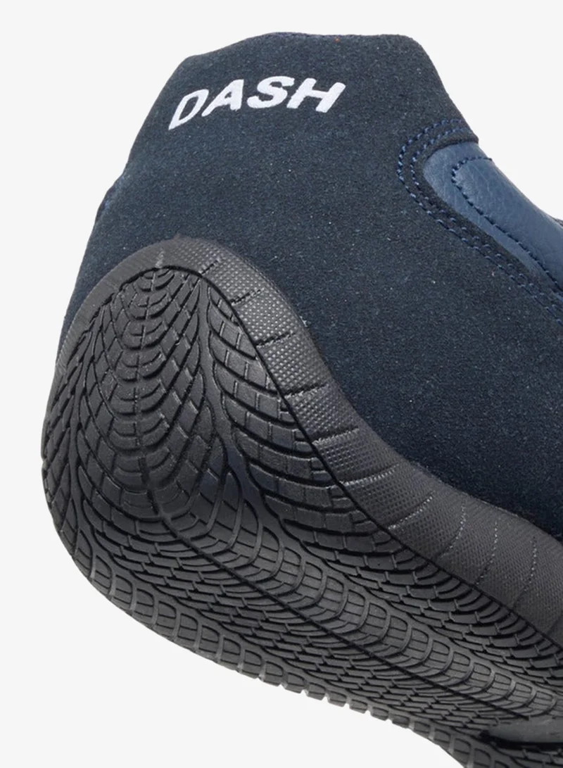 Dash NAVY Men's Logo Detail Sneakers with Lace-Up Closure for Men | Best Price UAE