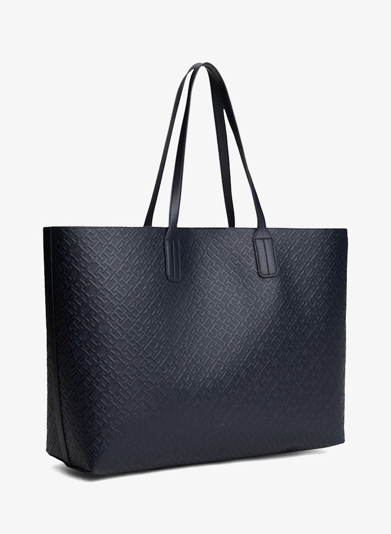 TOMMY HILFIGER Hilfiger Icon Embossed Tote Bag - Image 3