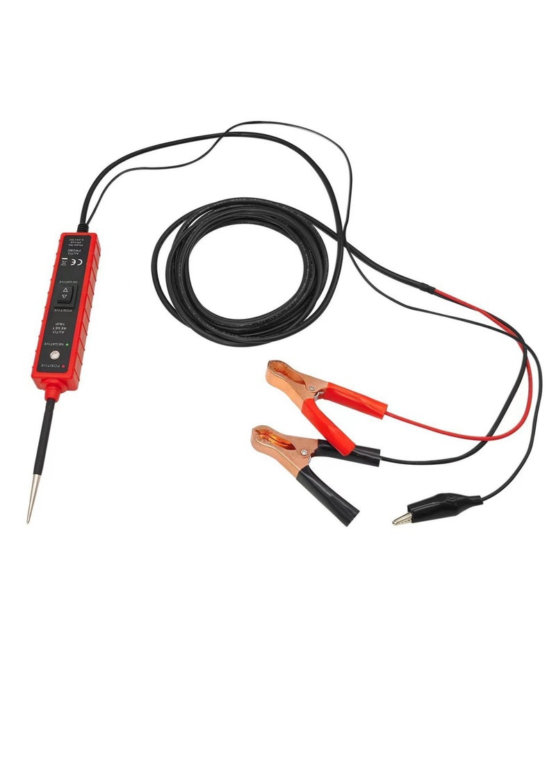 Automotive Circuit Tester Test Light Automotive with 4M Test Lead 6V 12V 24V DC Led Light Tester Fuse Tester Circuit Tester Auto 12V Electrical System Tools for Car Truck Marine Motorcycle SUV Boat - Image 2