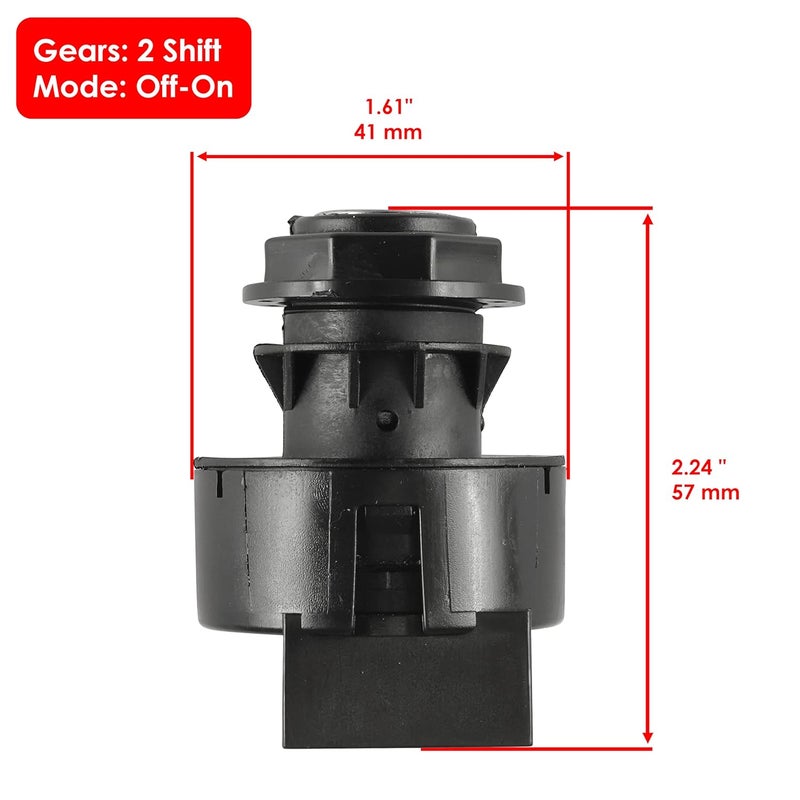 Caltric Ignition Key Switch for Polaris Predator 500 (2003-2007) ATV - Image 2