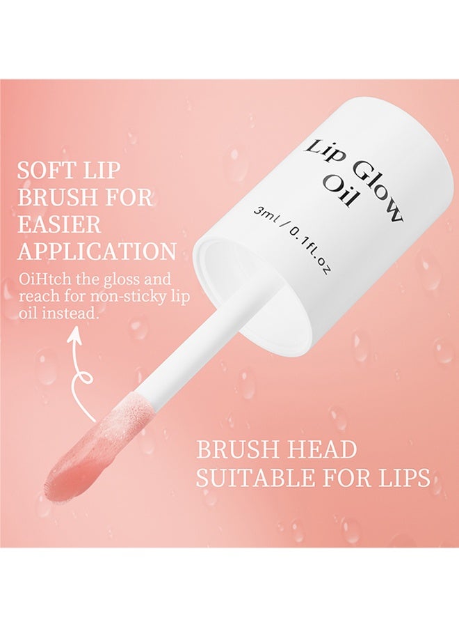 هيلوكيس زيت لمعان الشفاه - غلوس مرطب ملون للشفاه يزيد من حجمها، غير لزج، طويل الأمد، ذو لمعان، بنكهة الفاكهة، رقم 01 توت العليق - Image 5