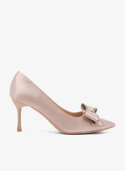 Khizana Heeled Pump With Bow