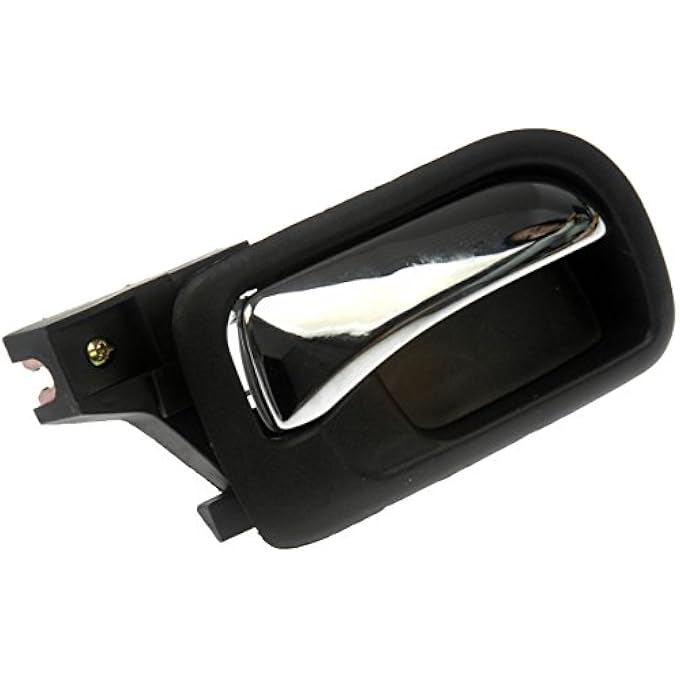 rayihni 81458 Rear Passenger Side Interior Door Handle For Select Honda Models Black And Chrome - Image 1