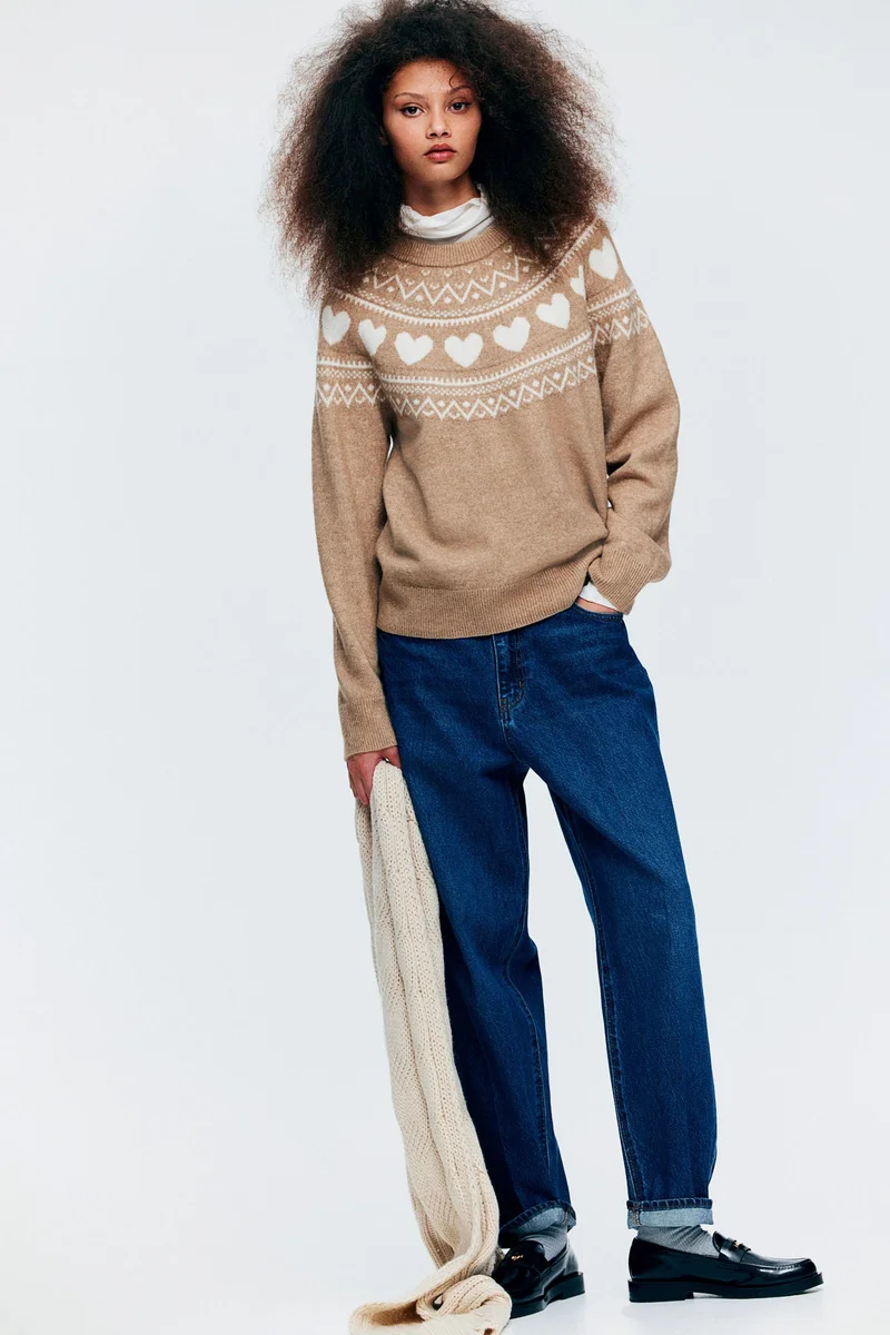 H&M Jacquard-Knit Jumper