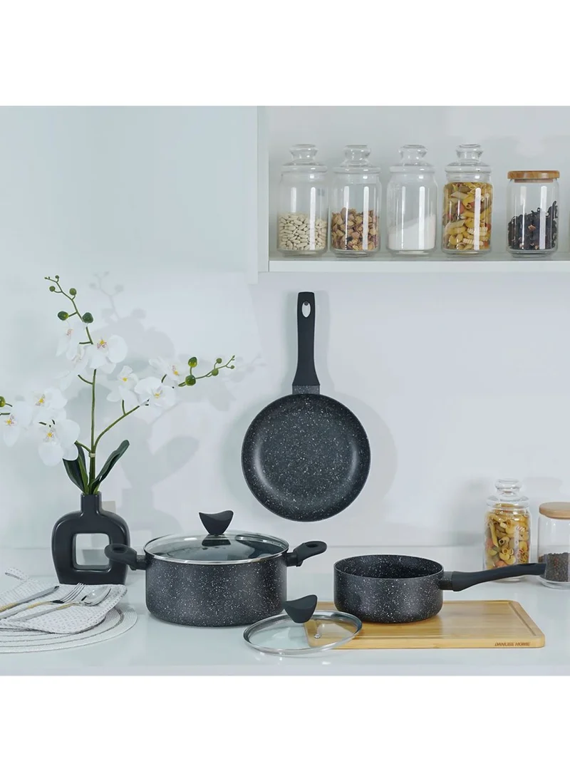 دانوب هوم 5 Pieces Danube Essential Cookware Set - Black Marble