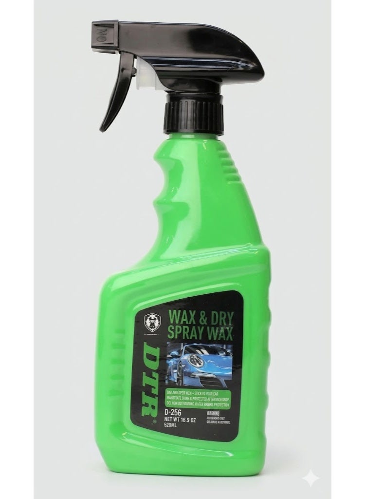 DTR | By CGS Spray Wax for Dirt Protection 500ml D256 – Car Care & Detailing Product – Model D256