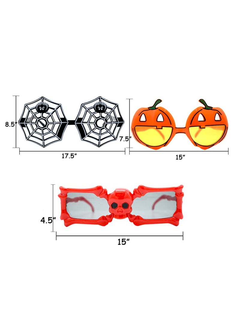 SYOSI Halloween Glasses - Funny Halloween Party Favors, Novelty Pumpkin Toys, Sunglasses for Kids Adult, Halloween Costume Party Supplies and Party Favors - Image 2