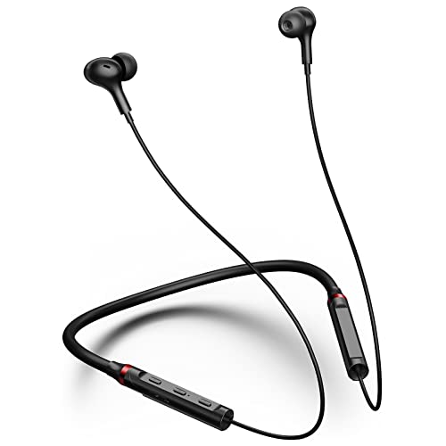 ASKUBSKU Neckband Bluetooth Headphones Wireless Earbuds for Samsung S25 Ultra S24 S23 FE S22 A53 A25, Sport Headphones HiFi Stereo Surround Sound Ear Buds for iPhone 17 Air 16 15 14 Pro Max 13 Plus Pixel 10 9 - Image 1