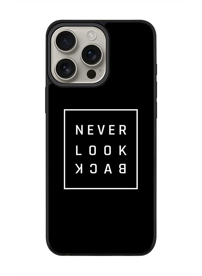 Stylizedd For iPhone 16 Pro Max Case [Compatible with MagSafe] Slim Magnetic cover Phone Case iPhone 16 Pro Max -Never look back - Image 1