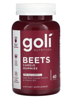 Goli Nutrition Beets Cardio Gummies 60 Gummies 