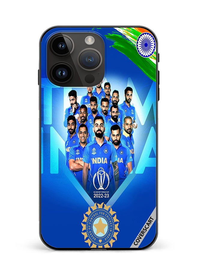 COVERSCART Protective Case Cover For Apple iPhone 15 Pro Indian Players Design Multicolour - Image 1